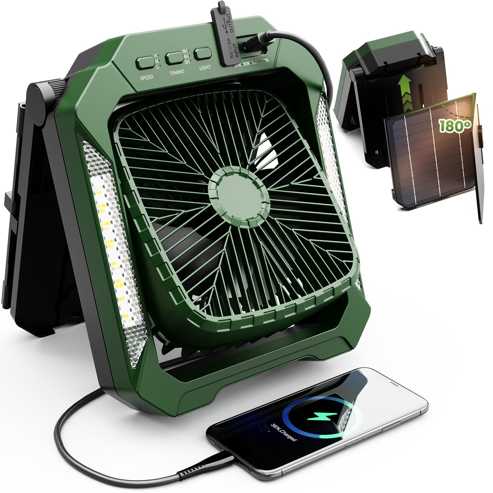 Solar Portable Fan