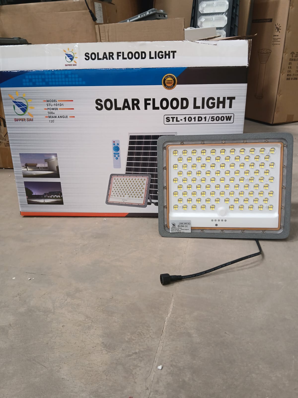 500W Solar Flood Light