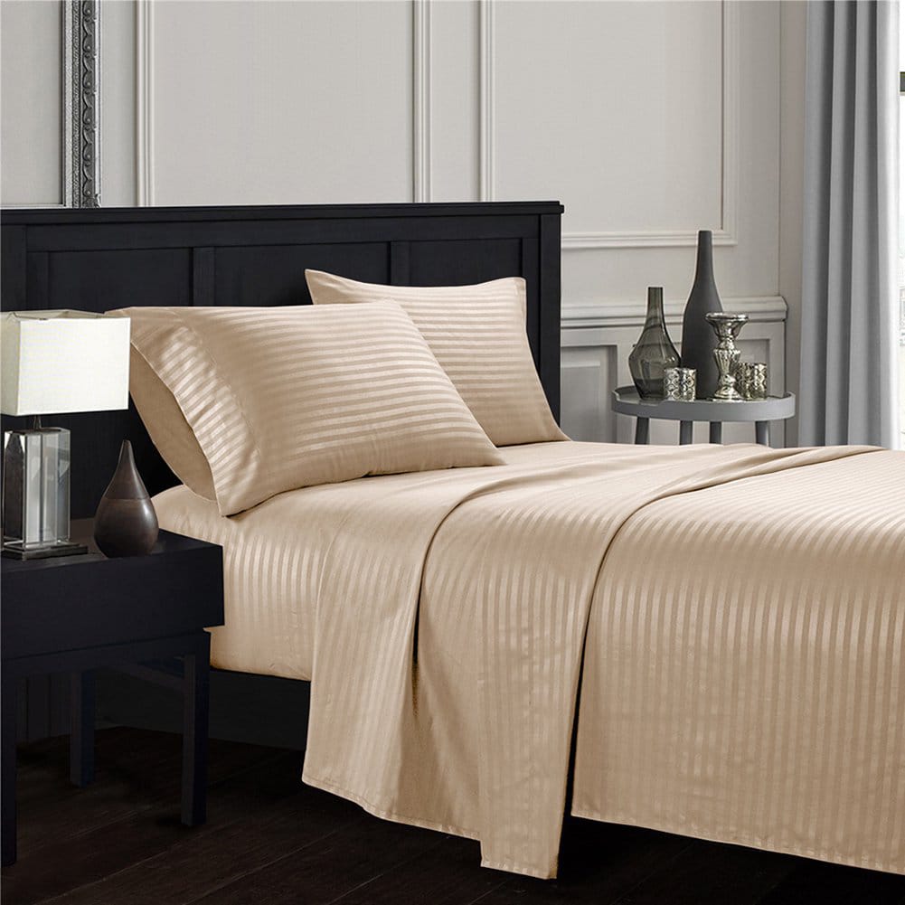 Cotton stripped Bedsheet