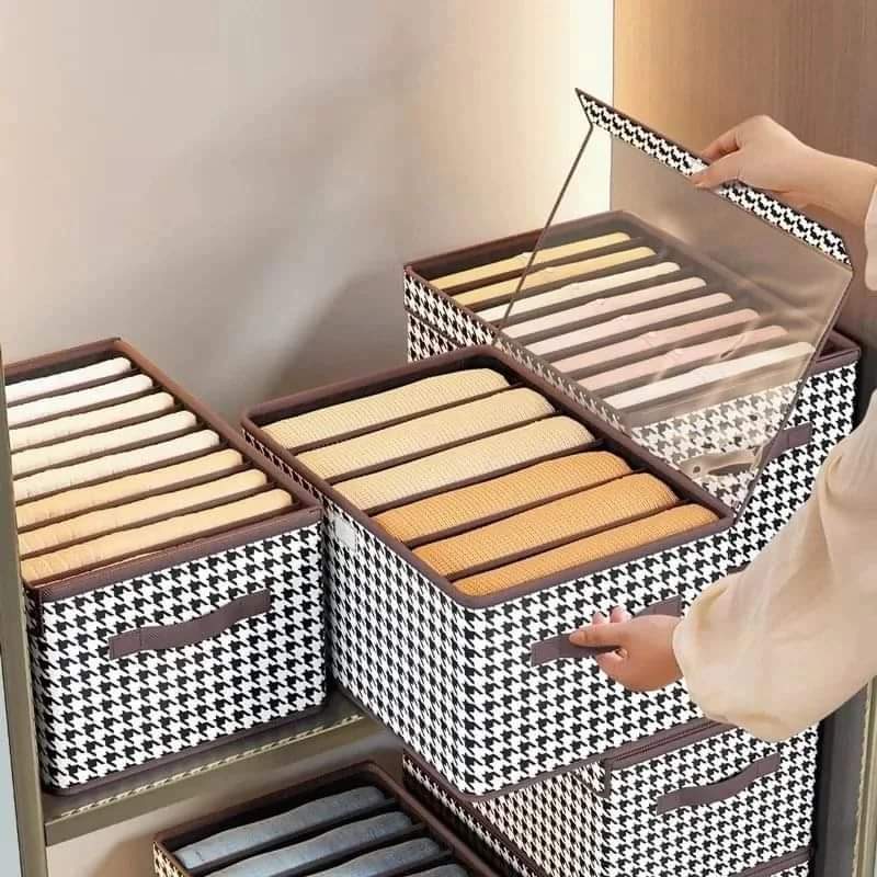 7 Grid Wardrobe Clothes Organizer