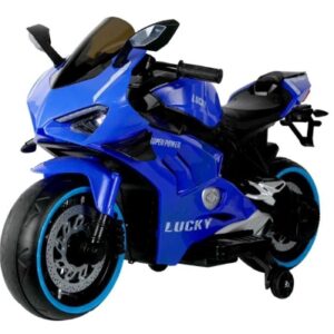 Lucky kid's motorbike